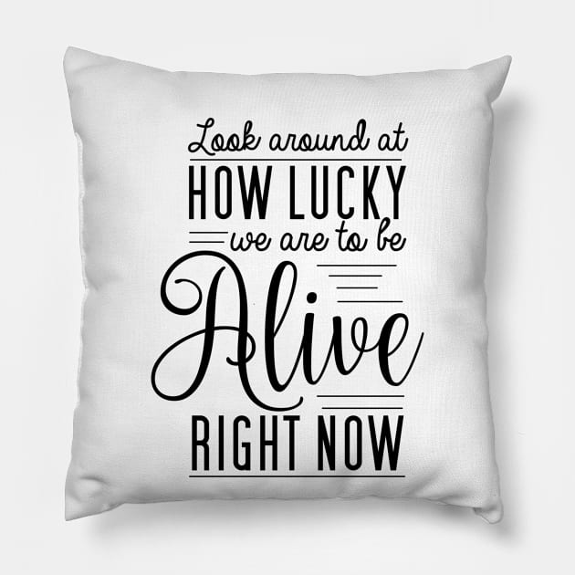 Hamilton Musical Quote Pillow by KsuAnn