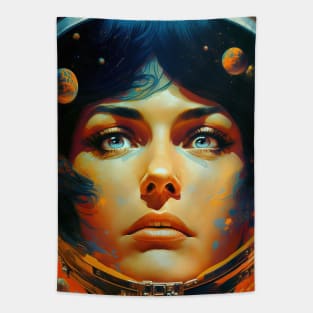 We Are Floating In Space - 19 - Sci-Fi Inspired Retro Artwork Tapestry