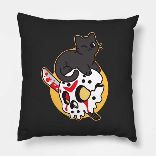 Friday the 13th Pillow by mikitzune