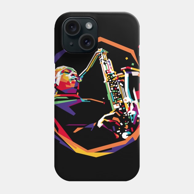 jazz wpap pop art Phone Case by BAJAJU