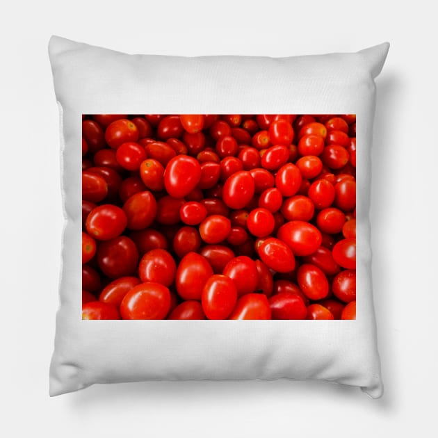 Cherry Tomatoes Pillow by thadz