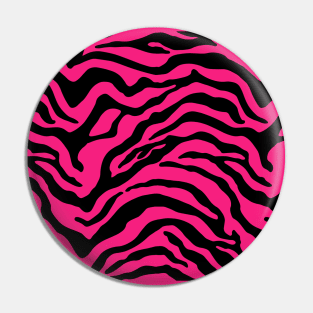 Pink Zebra print Pin