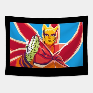 cartoo final form pop art Tapestry