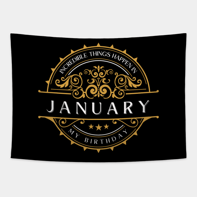 Born in january Tapestry by EMCO HZ 