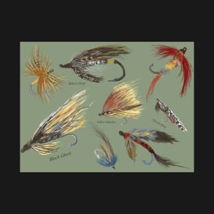 Fly Fishing with Hand Tied flies! T-Shirt