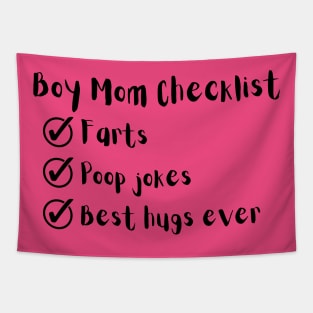 Boy mom checklist Tapestry