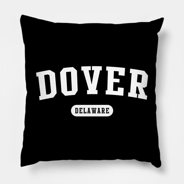 Dover, Delaware Pillow by Novel_Designs