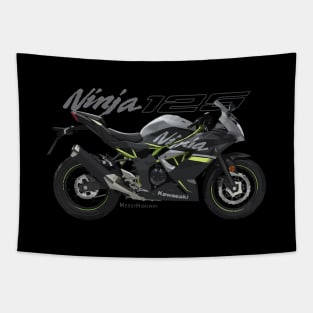 Kawasaki Ninja 125 19 black, sl Tapestry