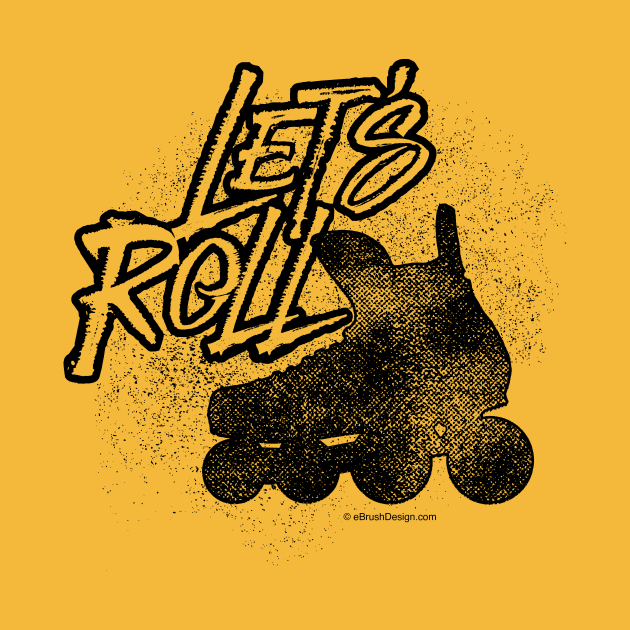 Let's Roll (inline roller hockey) by eBrushDesign