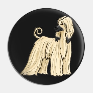 Afghan Hound Pin