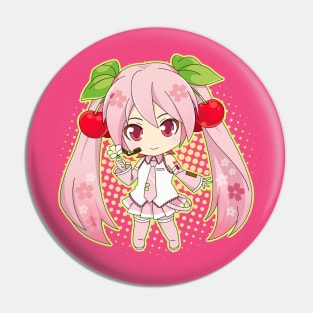 Kawaii Sakura Miku Pin