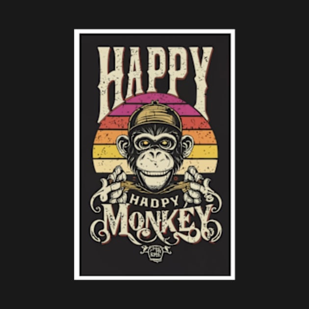 Happy Monkey by TshirtMA