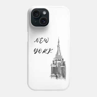 New York - Empire State Building Phone Case