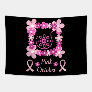 Pink October Tapestry