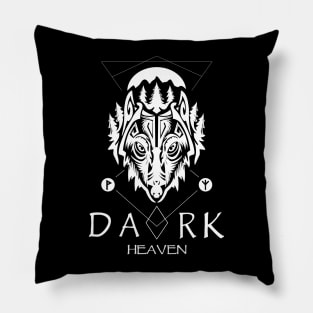 Dark Heaven - Mountain Wolf Pillow