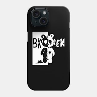 Broken Bear Design Phone Case