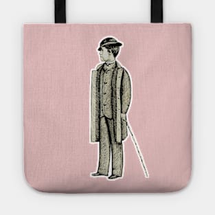 Vintage well dressed teenager 19th century Tote