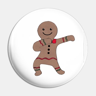 Gingerbread Man Dab Pin