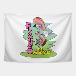 Flamingo De Mayo Tapestry