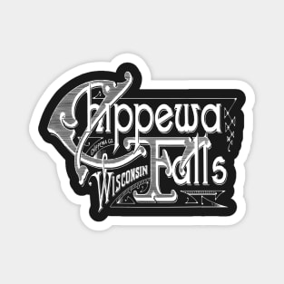 Vintage Chippewa Falls, WI Magnet