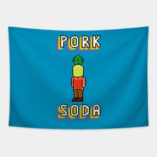 Pork Soda Pixels 1 Tapestry