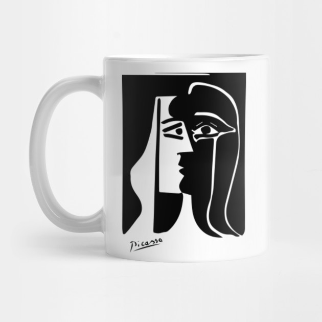 Picasso Kiss Print Abstract Woman Print Picasso Print Poster