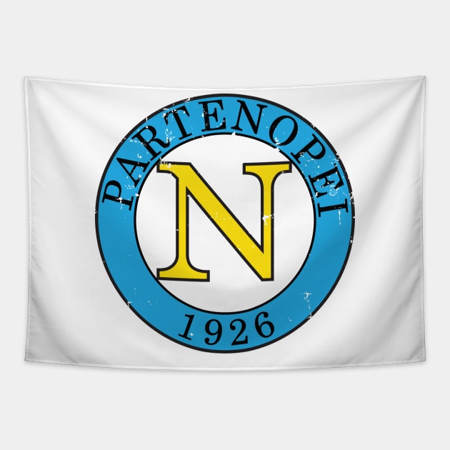 Partenopei Napoli 1926 Vintage Football Tapestry by ryanjaycruz