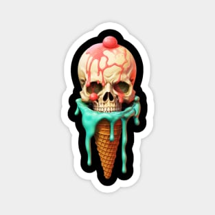 death ice cream Magnet
