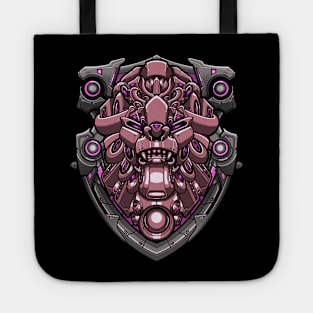 Shield lion cyberpunk weapon Tote