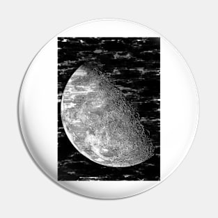 Super Close-Up Moon With Detailed Craters. For Moon Lovers. Pin