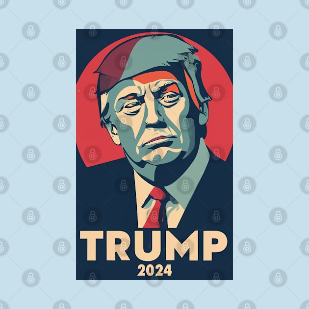 Trump 2024 by Dysfunctional Tee Shop