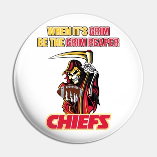 When it's grim, be the Grim Reaper - Patrick Mahomes - KC Chiefs Pin