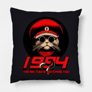 1984 The Big Tom Is Watching You Pillow