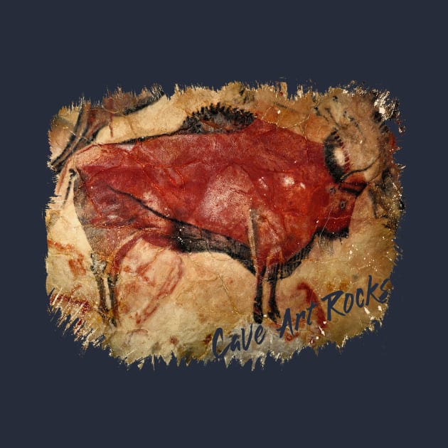 Cave Art Rocks by Pandora's Tees