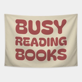 Busy reading books| reading tracker gifts Tapestry