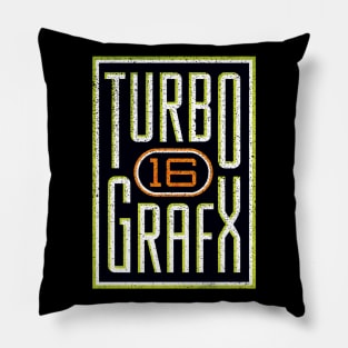 TurboGrafx 16 Logo Pillow