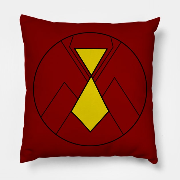 Spider Woman logo Pillow by Saly972