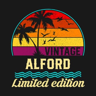 Vintage Alford Limited Edition, Surname, Name, Second Name T-Shirt