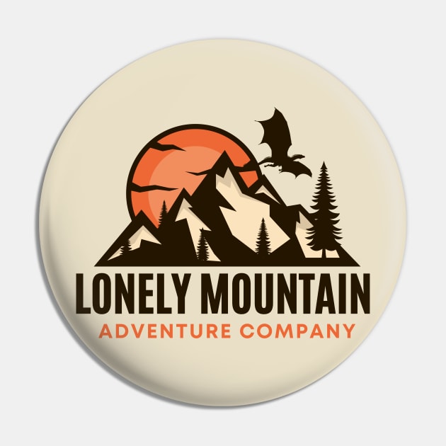 Lonely Mountain - Adventure Company - Fantasy Pin by Fenay-Designs