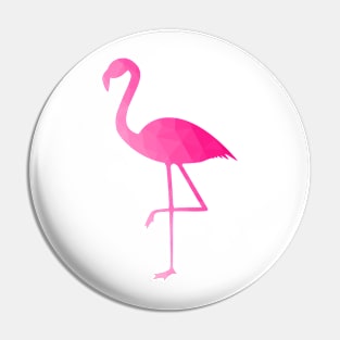 Flamingo hot pink ombre geometric mesh pattern Pin