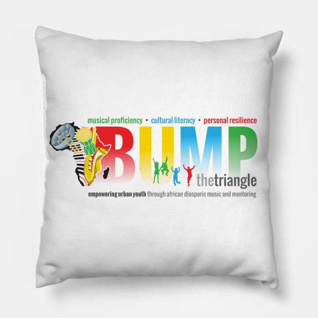 BUMP: The Triangle Logo Pillow by BUMP Inc