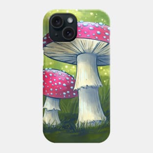 Cottagecore Mushrooms Phone Case