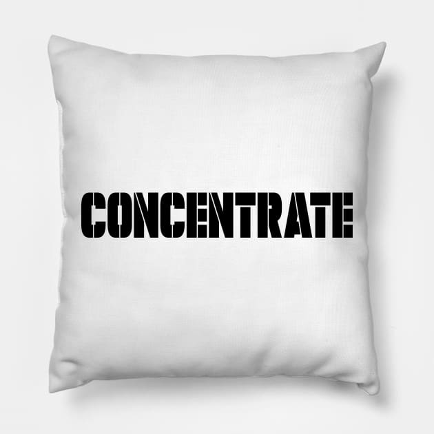 Concentrate Inspiration Quote Best Quote Anime Pillow by oneskyoneland