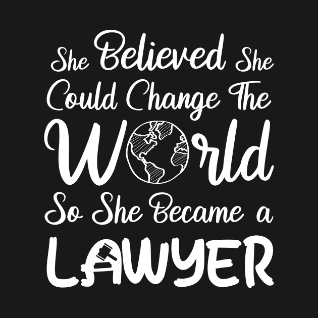 Women Lawyer by TheBestHumorApparel