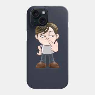 cute boy wondering Phone Case