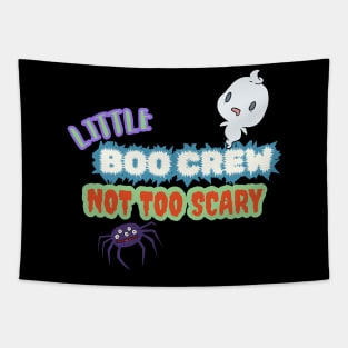 Retro Vintage Halloween. Lil Boo Crew. Not TOO Scary Tapestry