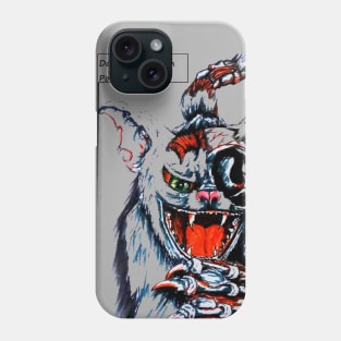 Zombie Cat (Transparent) Phone Case