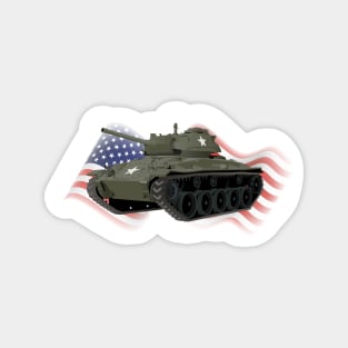 M24 Chaffee American WW2 Tank Magnet