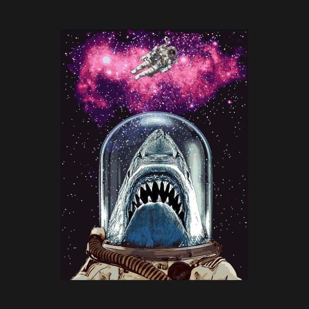 Sharks In Space by TeeLabs