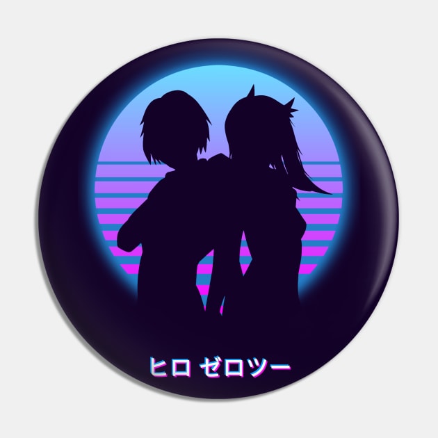 Draling In The Franxx - Retro 80s Pin by The Artz